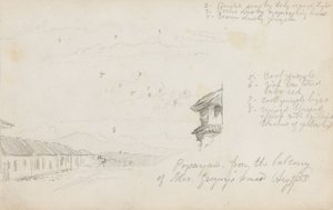 Popayan, Colombie; Verso - Paysage de montagne, Colombie